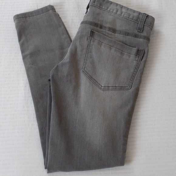 Free People Gray Wash Skinny Jeans 26 - Picture 4 of 6
